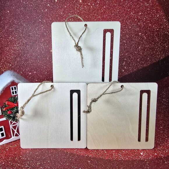 "A Few Bucks" Wooden Christmas Money Holders Set Of 3 (NWOT) - Picture 4 of 4